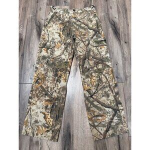 Cabelas Womens / Boys Camouflage Cargo Pants Size 14 Cotton/Polyester Blend Outd